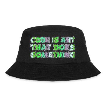 jokes health informatics specialist apparel fun - Bucket Hat - Schwarz - Vorne - Lela (165cm)