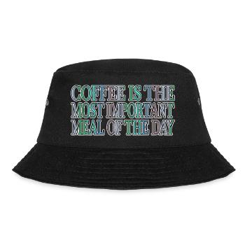 humor coffee mug coffee coffee cup latte jokes - Bucket Hat - Schwarz - Vorne - Lela (165cm)