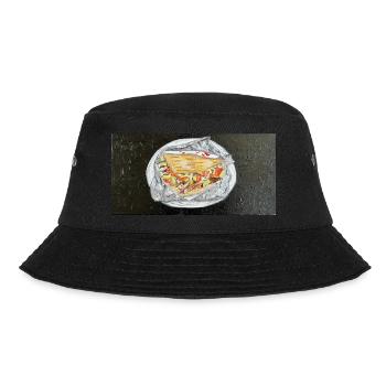 Berliner Döner Ölgemälde - Bucket Hat - Schwarz - Vorne - Lela (165cm)
