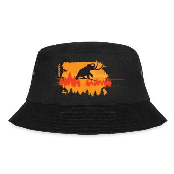 mammut im wald - Bucket Hat - Schwarz - Vorne - Lela (165cm)