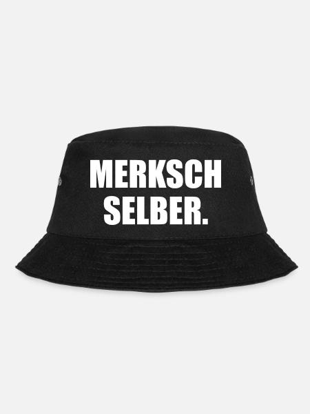 MERKSCH SELBER - Bucket Hat - Schwarz