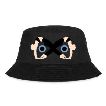 Auge - Bucket Hat - Schwarz - Vorne - Lela (165cm)