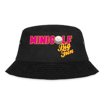 Minigolf big fun - Bucket Hat - Schwarz - Vorne - Lela (165cm)