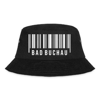 Schwabe Strichcode Bad Buchau - Bucket Hat - Schwarz - Vorne - Lela (165cm)