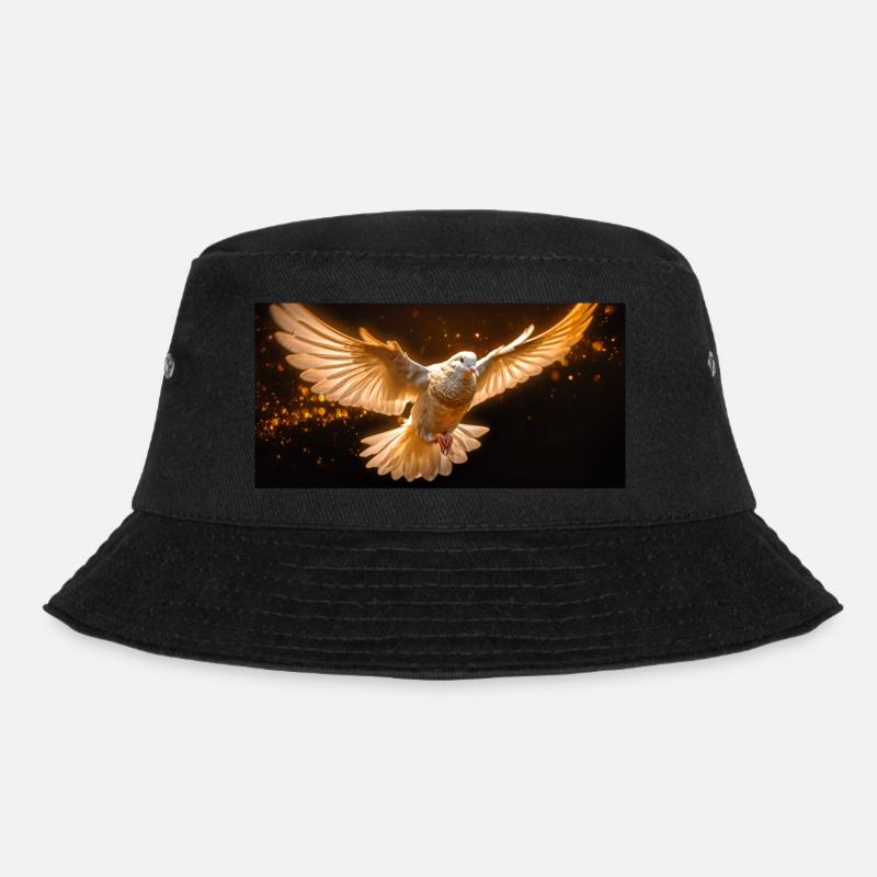Golden Dove - Bucket Hat - Schwarz