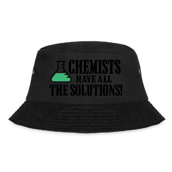 chemists have all the solutions - Bucket Hat - Schwarz - Vorne - Lela (165cm)