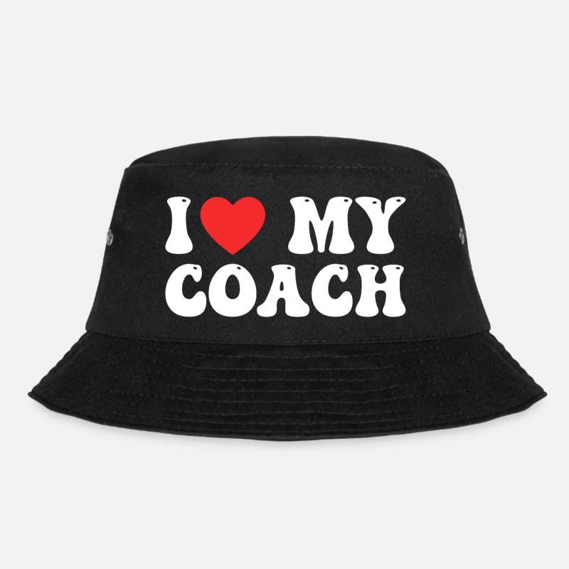 Ich liebe meinen Coach - Bucket Hat - Schwarz