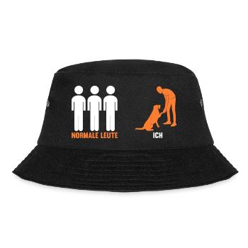 Hundetraining Hund Hundeschule Hundetrainer - Bucket Hat - Schwarz - Vorne - Lela (165cm)
