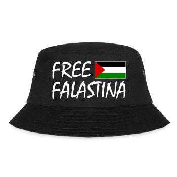 Free palestine - Bob - noir - Devant - Lela (165cm)