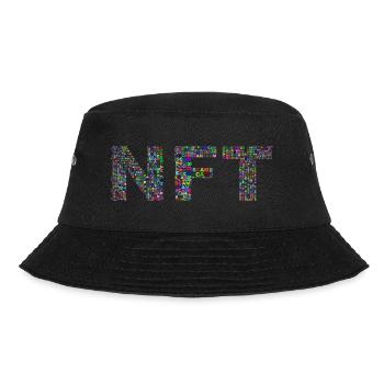 NFT Text - Bucket Hat - black - Front - Lela (165cm)