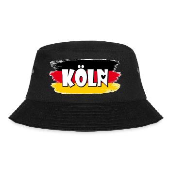 Drapeau de Cologne, Allemagne - Bob - noir - Devant - Lela (165cm)