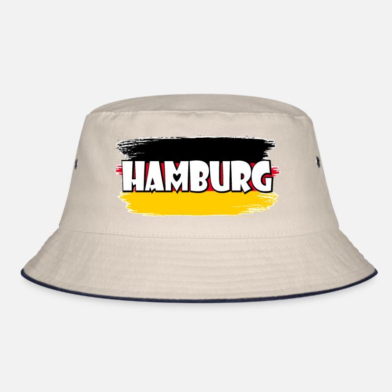 Drapeau de Hambourg, Allemagne Bob