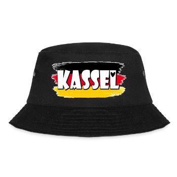 Drapeau de Kassel, Allemagne - Bob - noir - Devant - Lela (165cm)