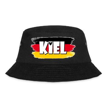 Drapeau de Kiel, Allemagne - Bob - noir - Devant - Lela (165cm)