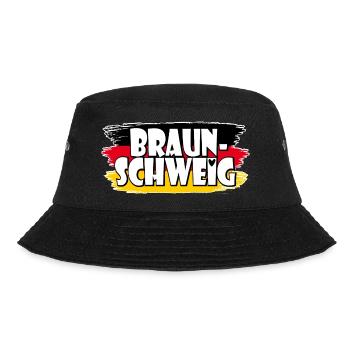 Braunschweig Germany Flag - Bucket Hat - black - Front - Lela (165cm)