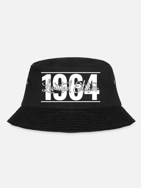 Limited edition 1964 - Geschenk zum 60. Geburtstag - Bucket Hat - Schwarz