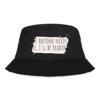 If anyone needs me, I'll be reading - Bucket Hat - black - Front - Lela (165cm)