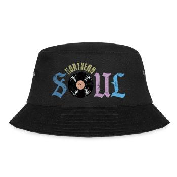 Northern Soul Vintage - Bucket Hat - black - Front - Lela (165cm)