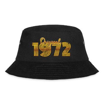 Vintage 1972 - Bucket Hat - Schwarz - Vorne - Lela (165cm)