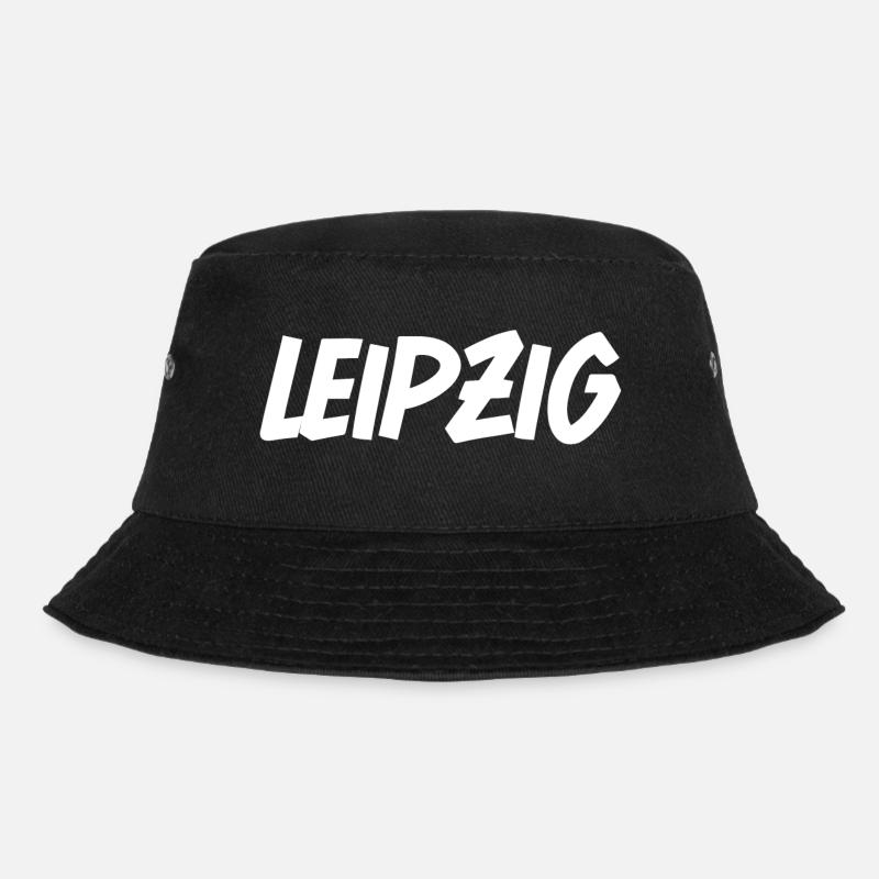 Leipzig - Bucket Hat - Schwarz