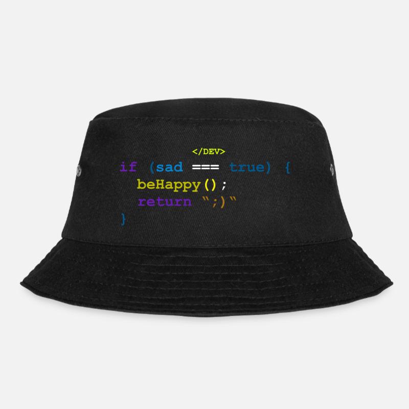 beHappy Funktion - Bucket Hat - Schwarz