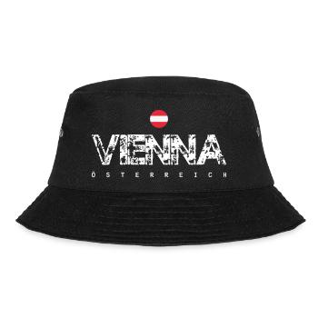Vena Österreich Distressed Logo - Bucket Hat - black - Front - Lela (165cm)