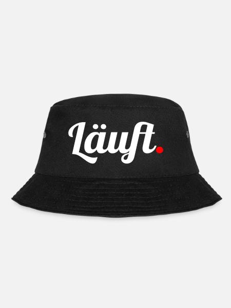 Läuft. - Bucket Hat - Schwarz
