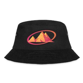 Pyramiden von Ägypten - Bucket Hat - Schwarz - Vorne - Lela (165cm)