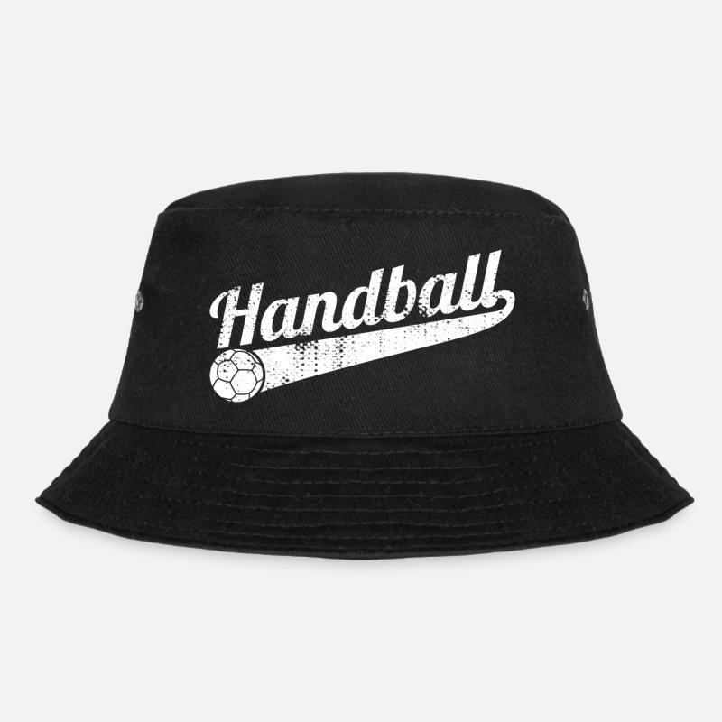 Lustiger Handball - Bucket Hat - Schwarz