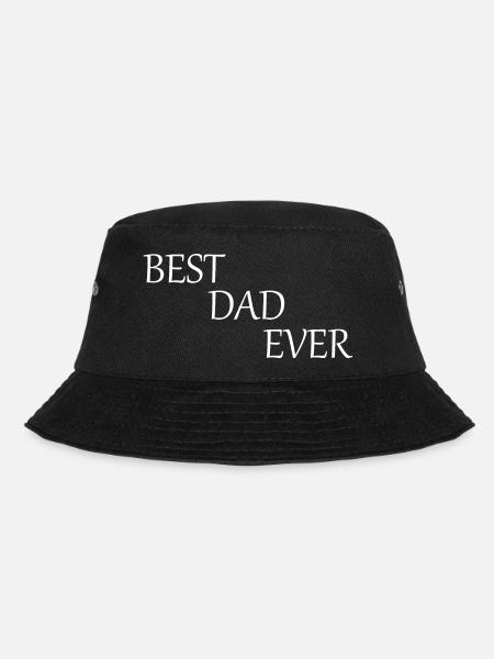 Vatertag 2026 Geschenk  Papa Vater best dad ever - Bucket Hat - Schwarz