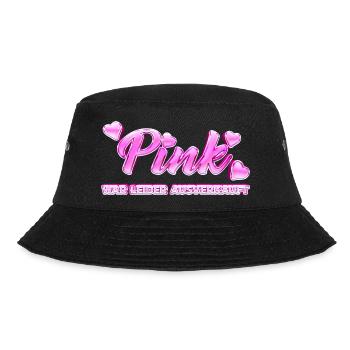 Pink war leider ausverkauft - Bucket Hat - Schwarz - Vorne - Lela (165cm)