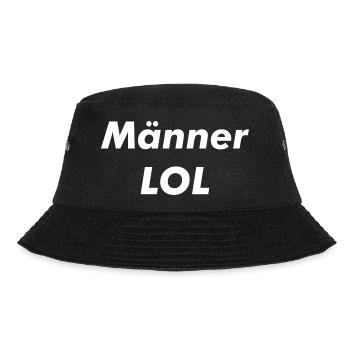 LOL Männer - Bucket Hat - Schwarz - Vorne - Lela (165cm)