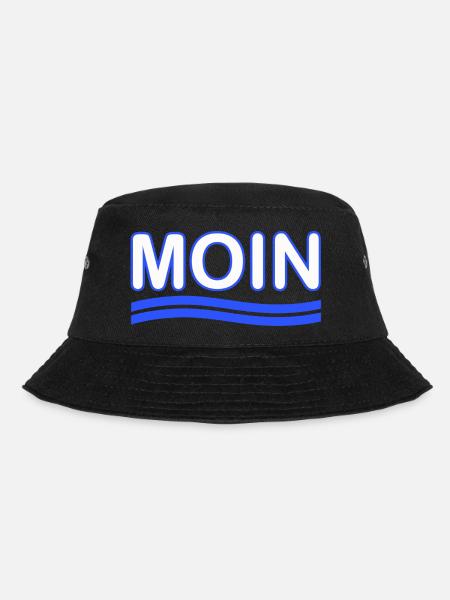 Moin - Bucket Hat - Schwarz