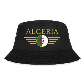 I Love Algeria, Elegance Style Design T-Shirt - Bucket Hat - black - Front - Lela (165cm)