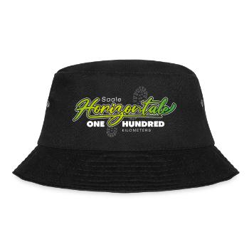 Jena Saale Horizontale One Hundred Kilometers - Bucket Hat - Schwarz - Vorne - Lela (165cm)