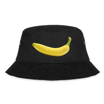 Banane - Bucket Hat - Schwarz - Vorne - Lela (165cm)