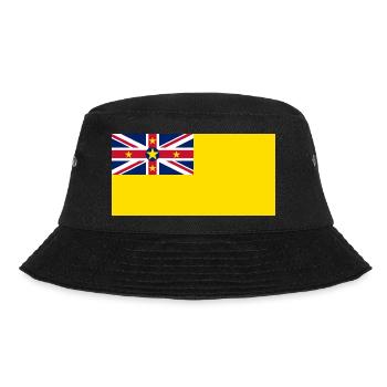 Niue - Bucket Hat - Schwarz - Vorne - Lela (165cm)