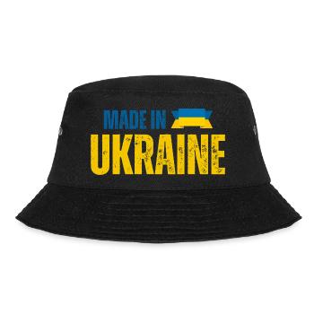 Made in Ukraine, Ukrainian pride - Bucket Hat - black - Front - Lela (165cm)