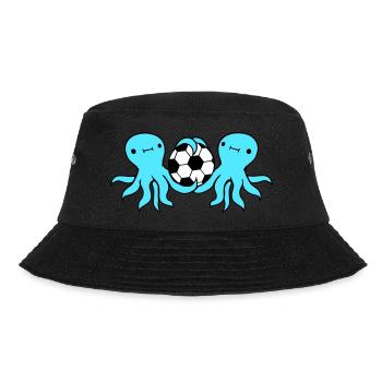 2 amis de l’équipe Octopus jouant au football, au ballon et au ballon - Bob - noir - Devant - Lela (165cm)