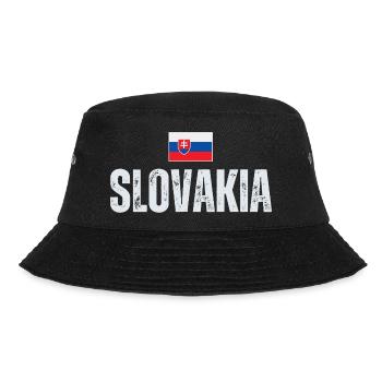Slovak flag, Slovak patriot - Bucket Hat - black - Front - Lela (165cm)