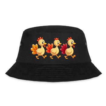 Thanksgiving Truthahn Baby - Bucket Hat - Schwarz - Vorne - Lela (165cm)