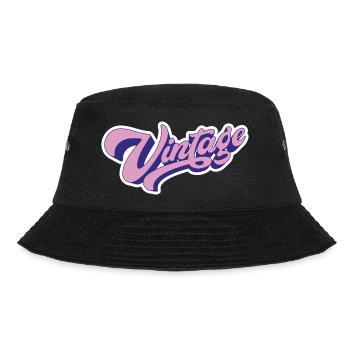 Vintage Rose - Bucket Hat - Schwarz - Vorne - Lela (165cm)