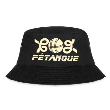Go Petanque Ball Emblem - Bucket Hat - black - Front - Lela (165cm)