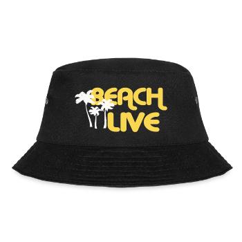 BEACH LIVE - Bucket Hat - black - Front - Lela (165cm)
