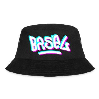 Basel Day Graffiti - Bucket Hat - black - Front - Lela (165cm)