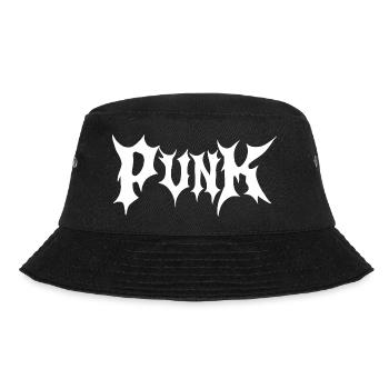 Punk-Gothic-Logo - Bucket Hat - Schwarz - Vorne - Lela (165cm)