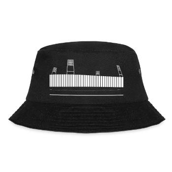 Bremen Stadion (light) - Bucket Hat - Schwarz - Vorne