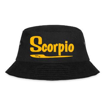 Skorpion Horoskope emblem  - Bucket Hat - Schwarz - Vorne