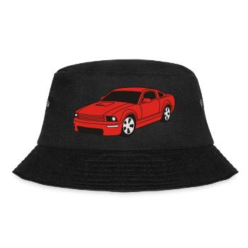 car - Bucket Hat - Schwarz - Vorne - Lela (165cm)