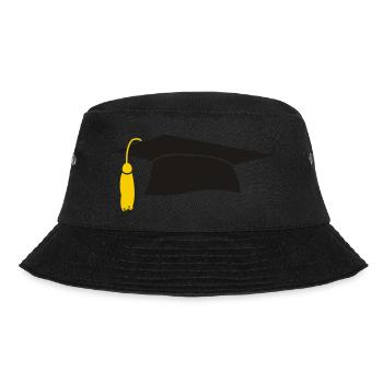 Toque Universitaire - Bob - noir - Devant - Lela (165cm)